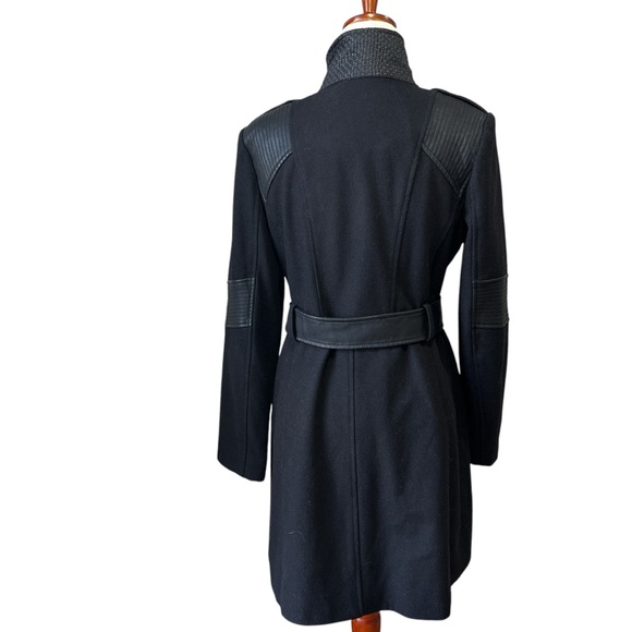 Guess Los Angeles Wool Blend Long Coat - Picture 3 of 9